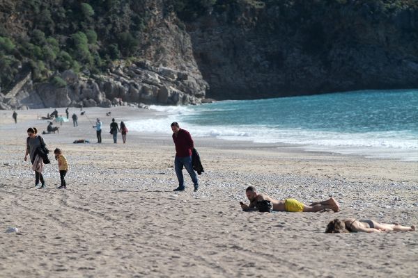 Fethiye’de ocak ayında deniz keyfi