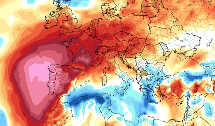 İspanya ve Portekiz'de 50 Derecelik Sıcak Hava!