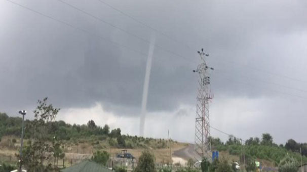 İstanbul Beykoz'da Hortum Görüldü!