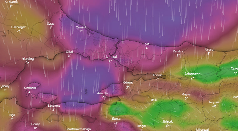 İstanbul'a yine kar geliyor...