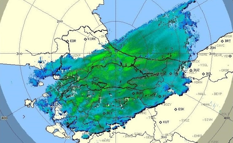 İstanbul'da Kar Başlıyor...